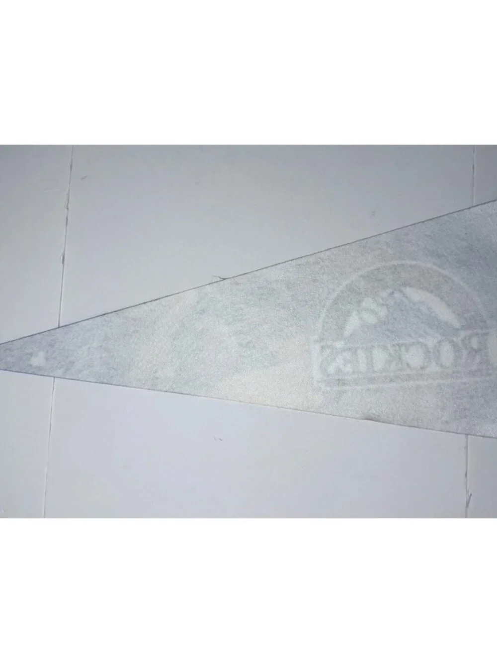 Colorado Rockies MLB Baseball Pennant 12x30 Flag Felt Banner Mancave Decor Blue
